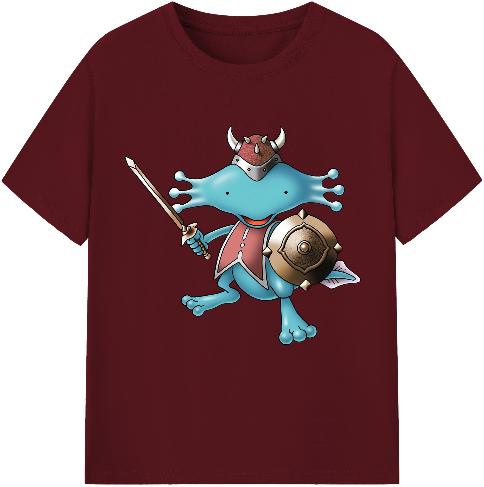 （画像用） ドラゴンクエスト Doragon Kuesuto Dragon Quest 綿100％半袖Tシャツ（フロントプリント）
